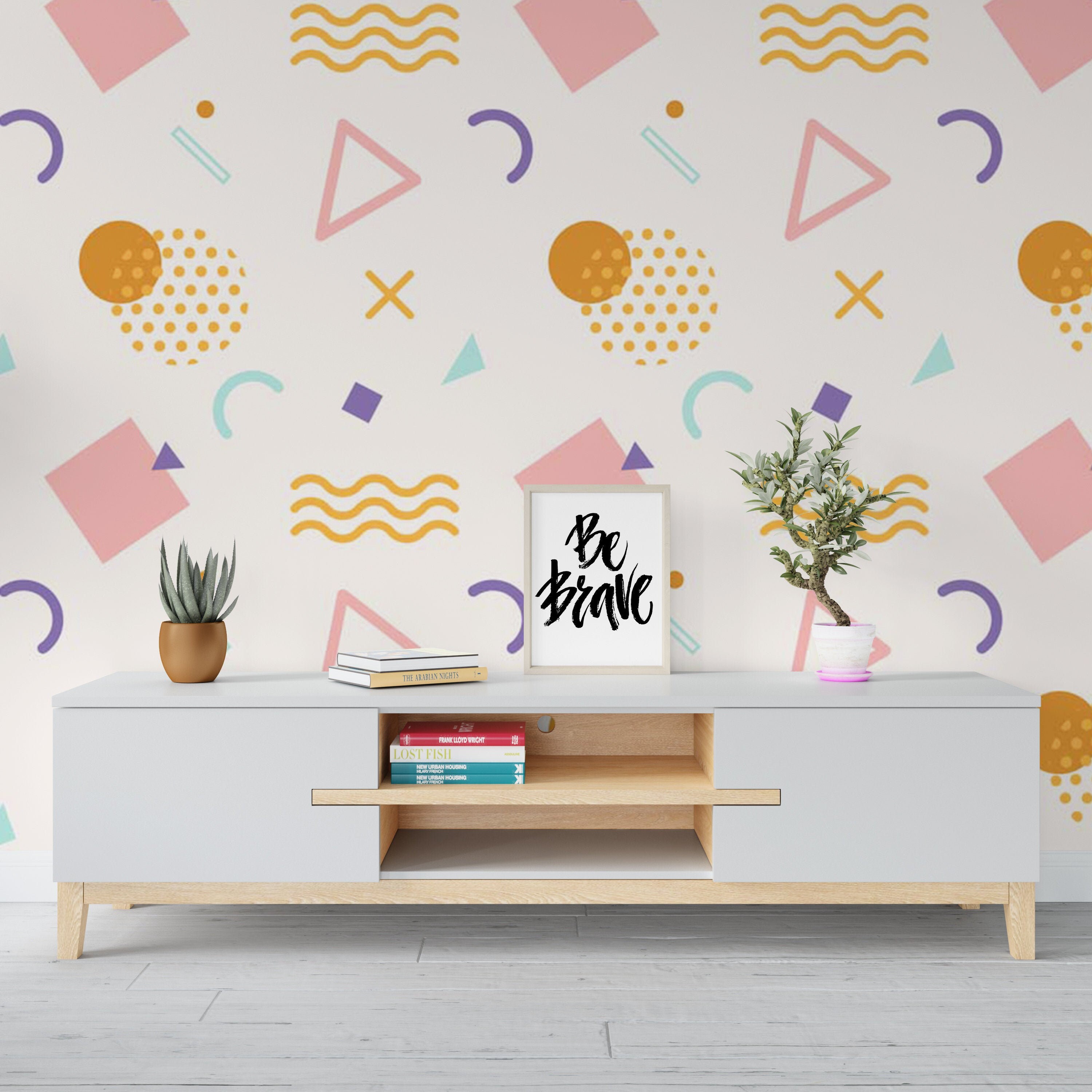 Pink Wallpaper Peel and Stick Wallpaper Self Adhesive | Etsy