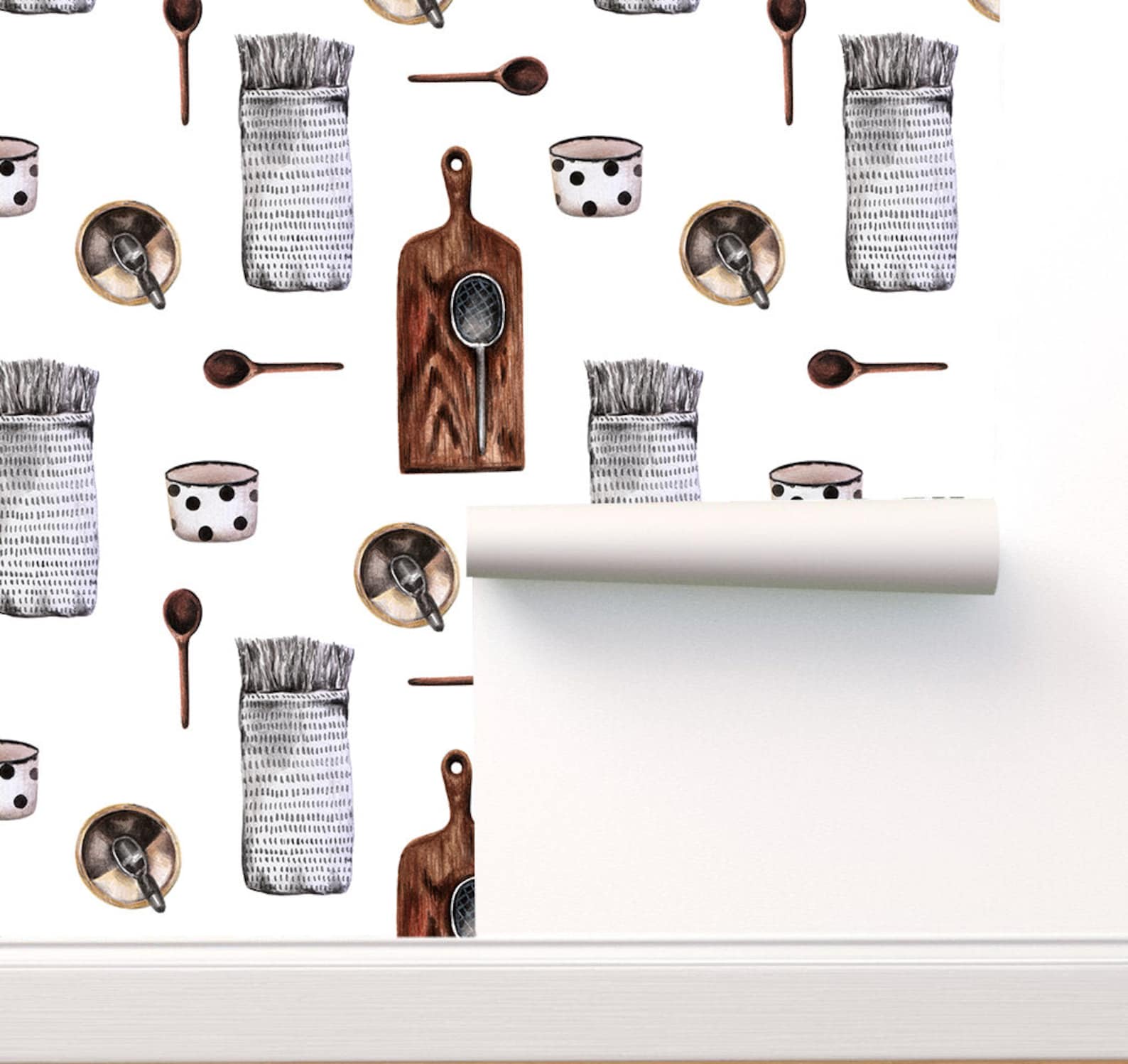 Kitchen Wallpaper Peel and Stick Wallpaper Self Adhesive Etsy