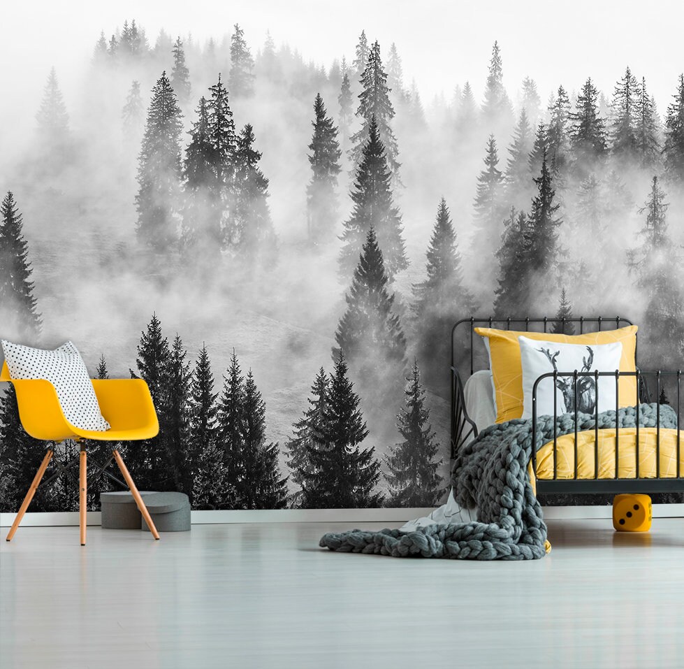 Mountain Wallpaper Peel and Stick Wallpaper Self Adhesive | Etsy