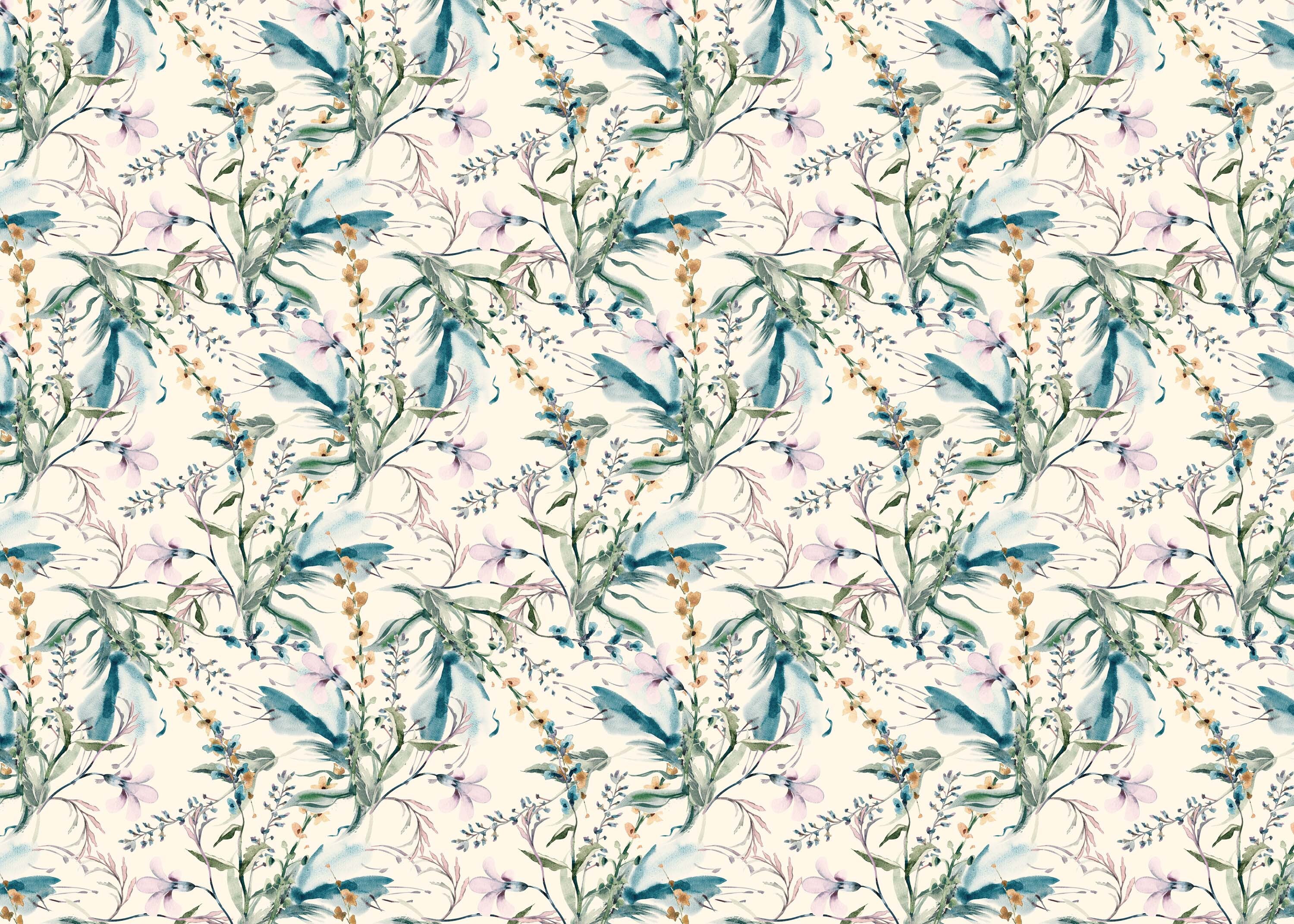 Floral Wallpaper Peel and Stick Wallpaper Self Adhesive | Etsy