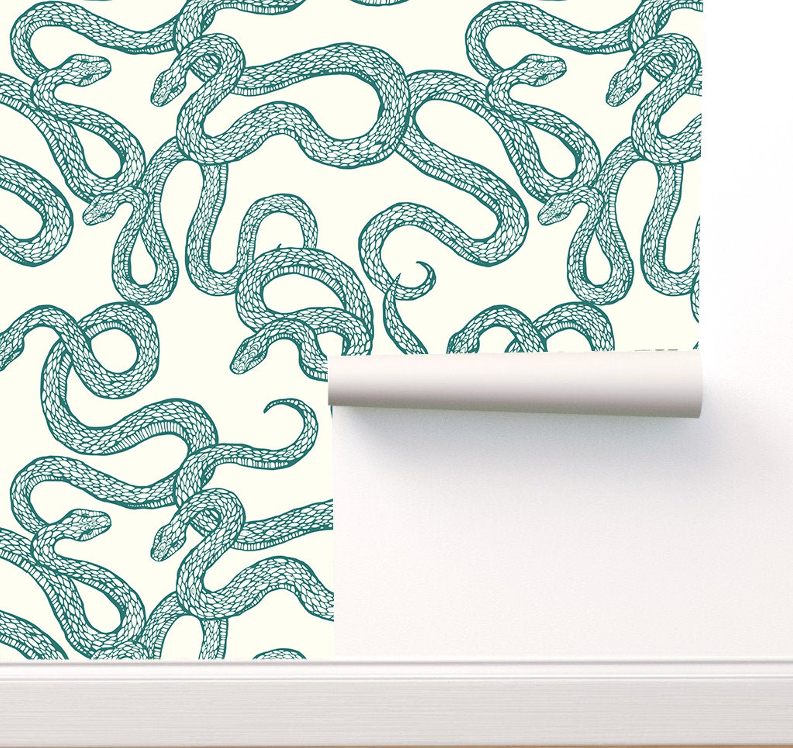 Snake Wallpaper Peel and Stick Wallpaper Self Adhesive - Etsy