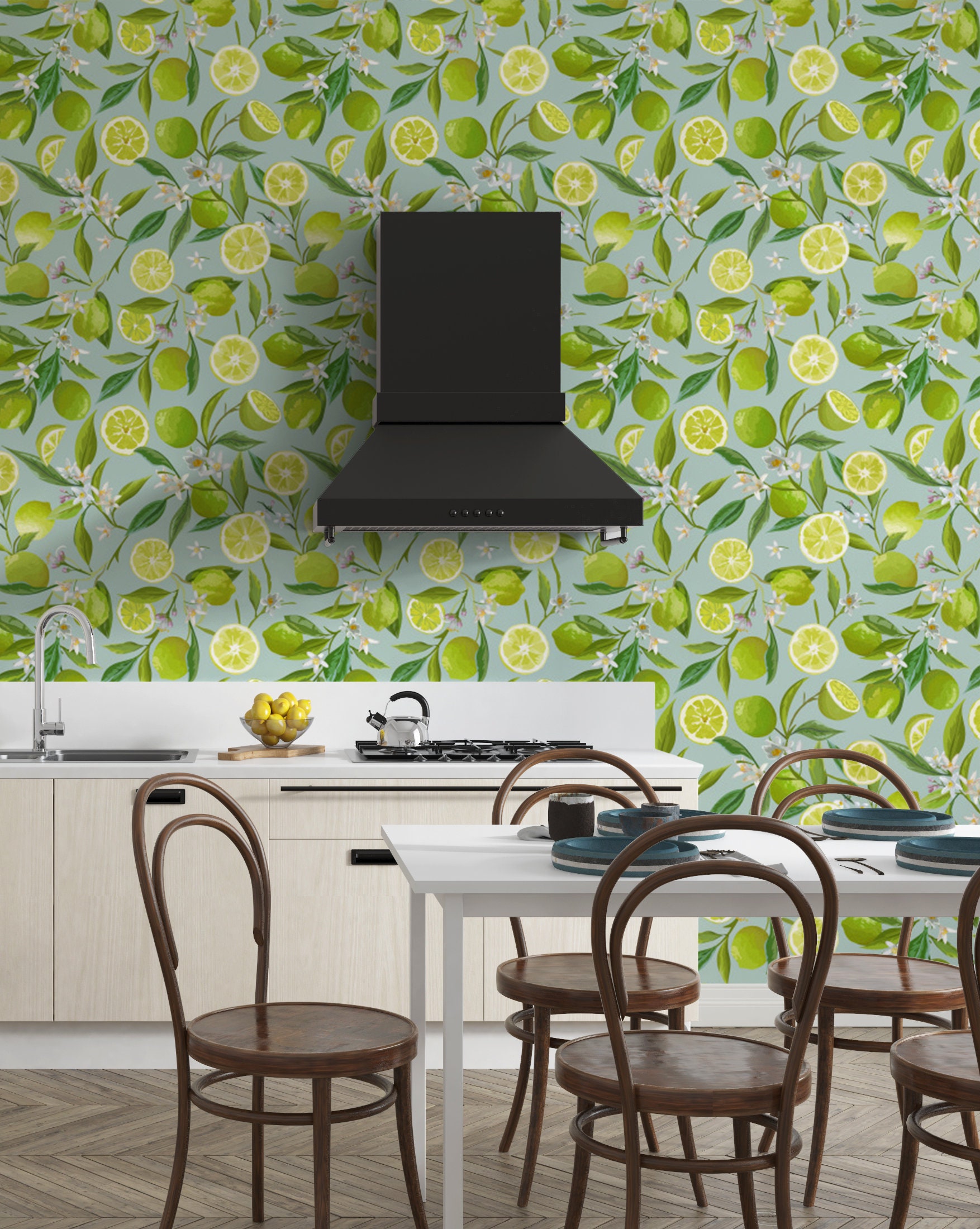Lime green and grey wallpaper deals