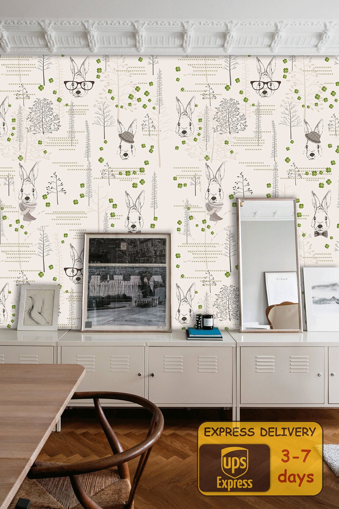 Animal Wallpaper Peel and Stick Wallpaper Self Adhesive | Etsy