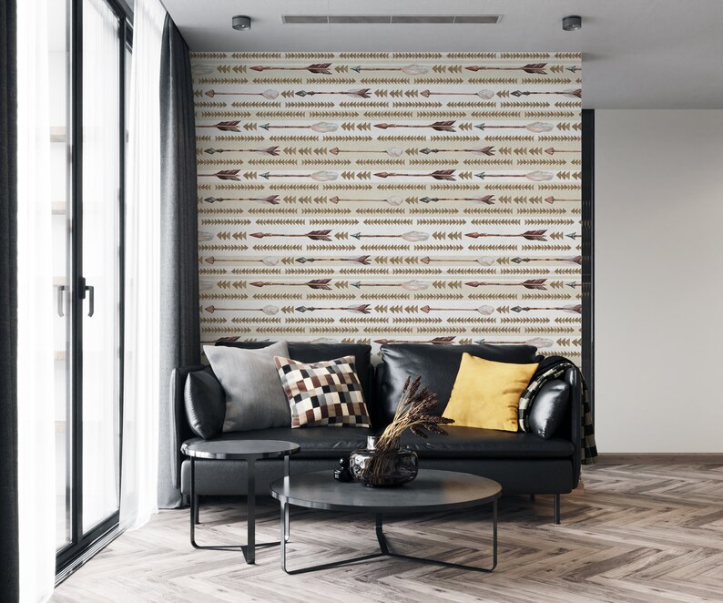 Boho Wallpaper Peel and Stick Wallpaper Self Adhesive Etsy