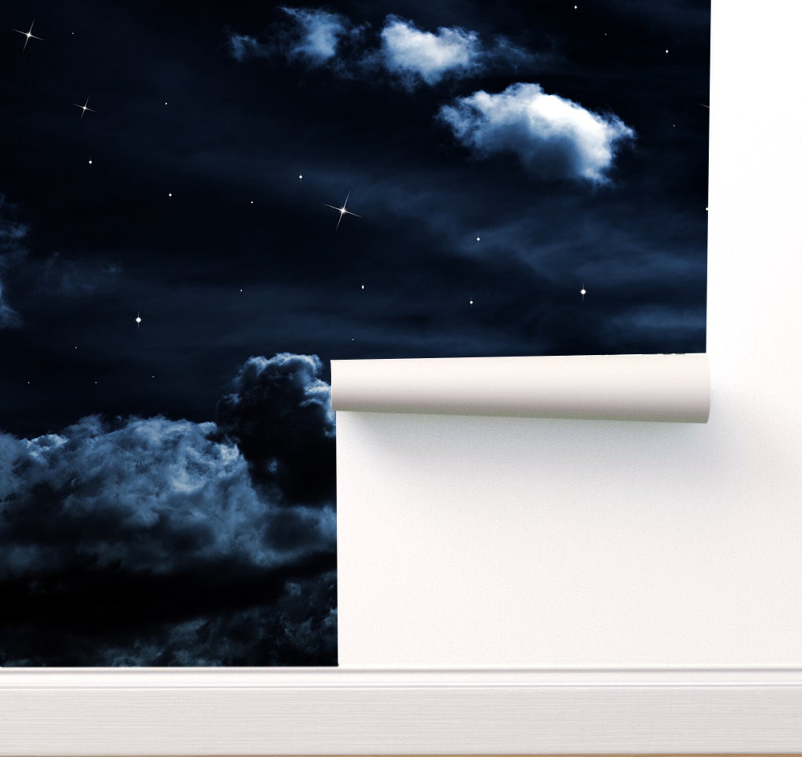 Night sky Wallpaper Peel and Stick Wallpaper Self Adhesive | Etsy