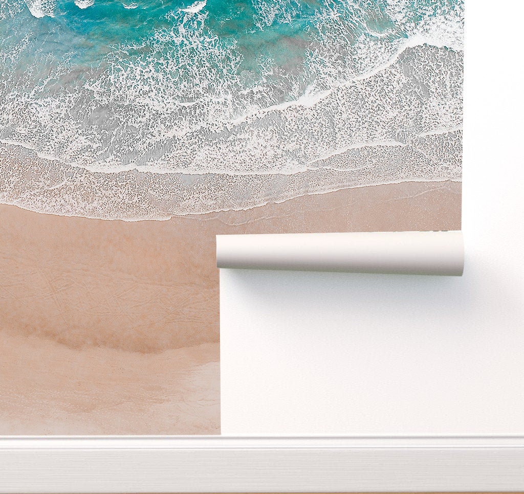 Sea Wallpaper Peel and Stick Wallpaper Self Adhesive Wallpaper Etsy