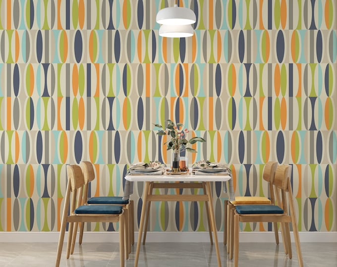 Retro Peel And Stick Wallpapernull