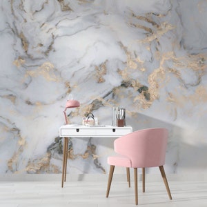 Marble Wallpaper Grey wall decor Peel and Stick Wallpaper  Self Adhesive Wallpaper  Abstract Wallpaper Removable Wallpaper #68