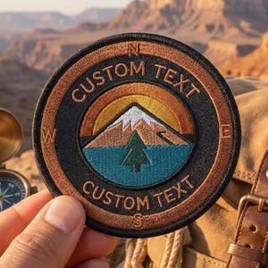 Individuell gestickter Logo-Patch – Jacke, Tasche, Hut-Applikation