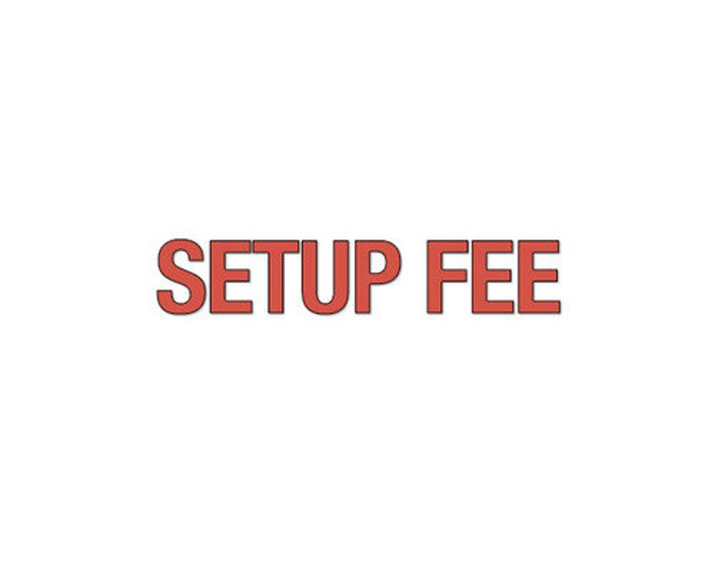 Setup Fee For Embroidery Patches image 1