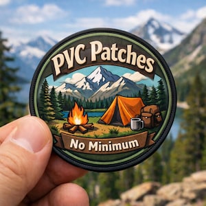 One Custom  PVC Patch - Military Morale Patch, Hook and Loop