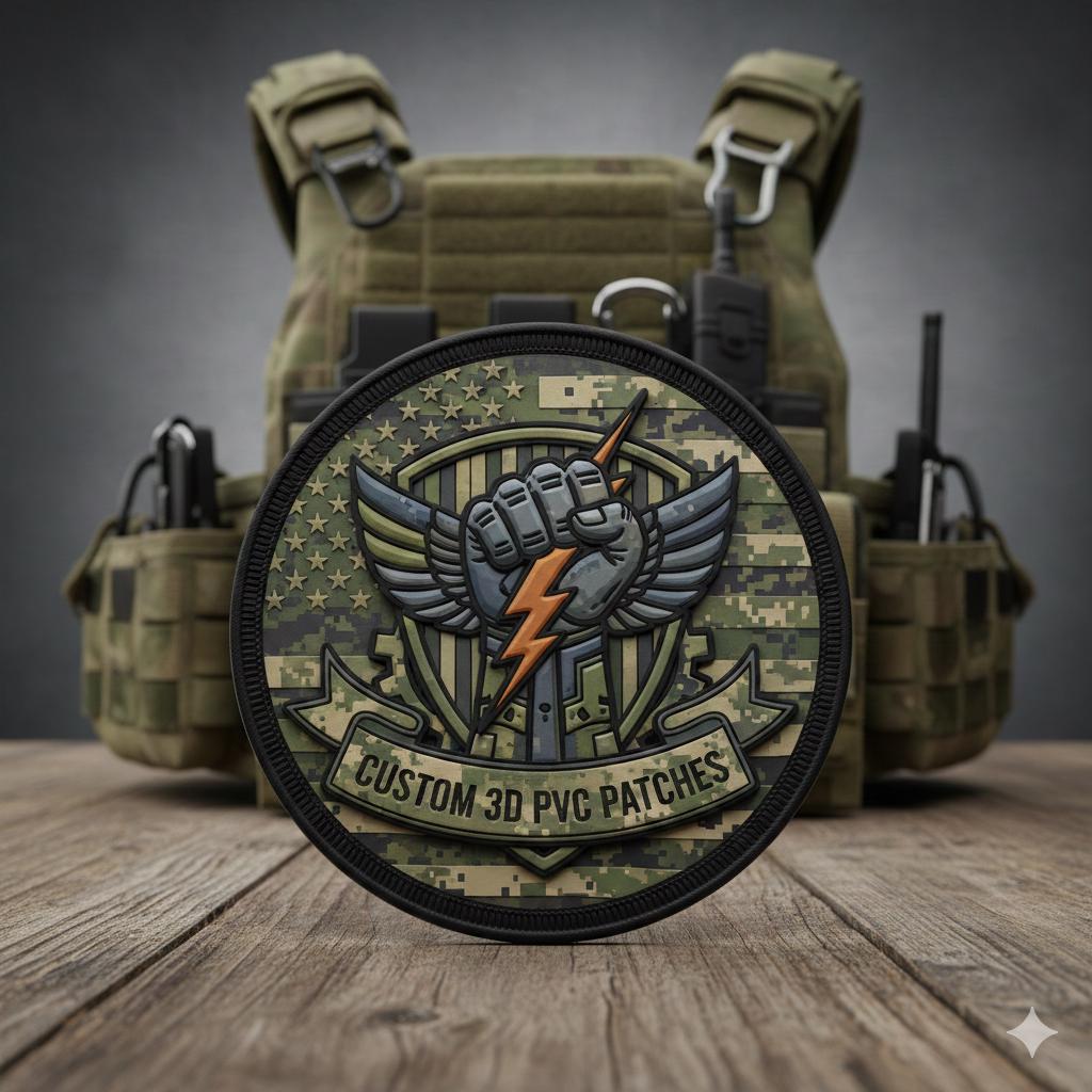 One Custom PVC Patch - Military Morale Patch, Hook and Loop - Etsy