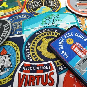 GSJJ | 100 Iron on Patches - No Minimum | Fast Delivery