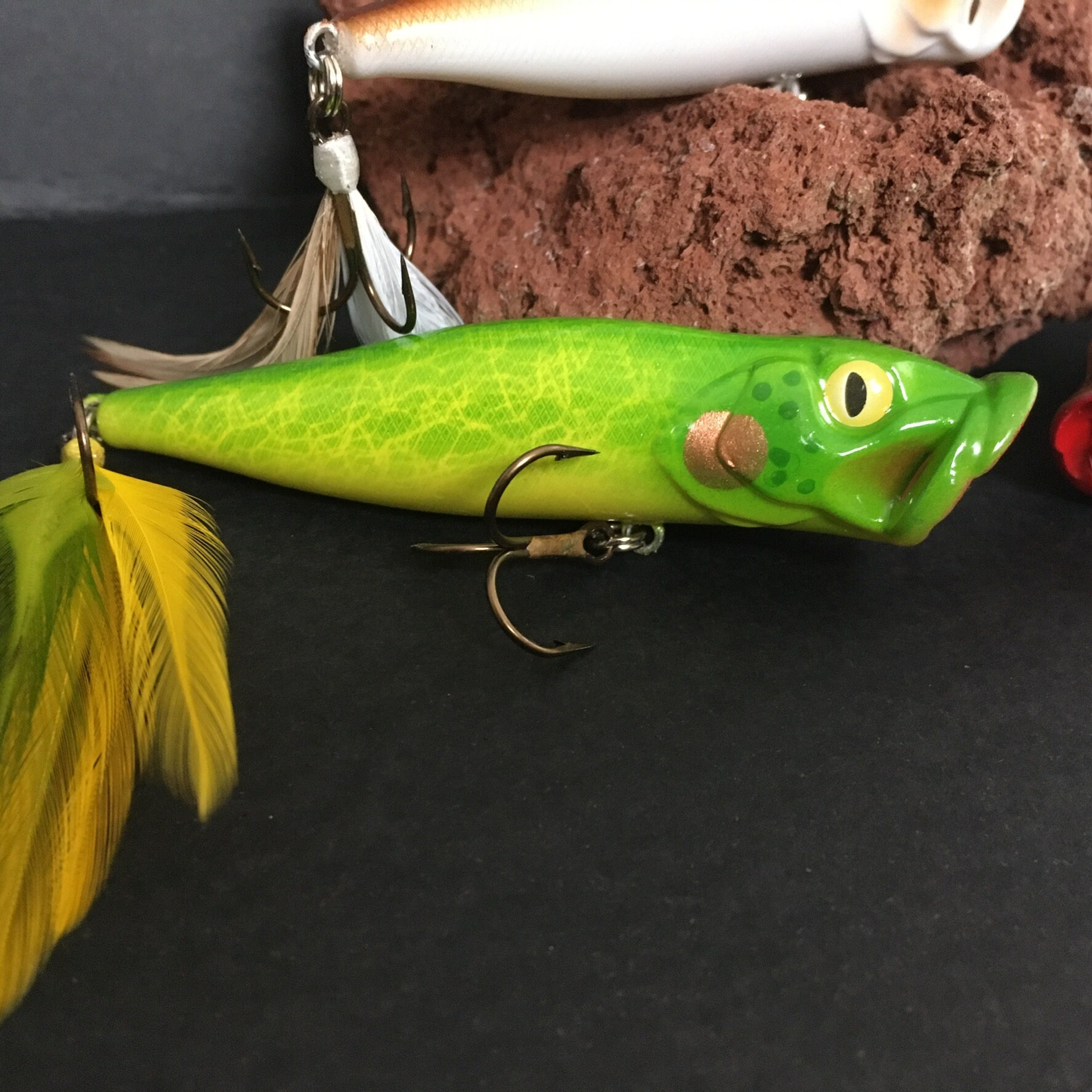 Fishing Lure Topwater PopMax Jr popper Custom painted lure Etsy