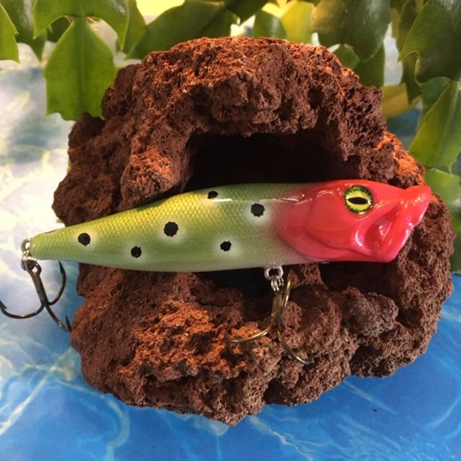 Fishing Lure Popper Topwater Fishing Lure Popper Etsy