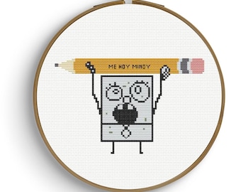 DoodleBob クロスステッチパターン - Me Noy Minoy - 2 PDF (デジタルダウンロード)