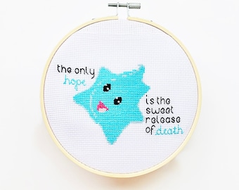 Lumalee クロスステッチパターン - 映画の名言 - PDF 2枚（デジタルダウンロード）