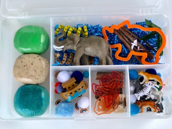 Noahs Ark Box / Playdough / Sensory Dough / Playdoh