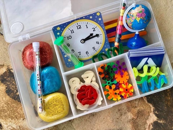 Deluxe Back to School Box / Playdough / Sensory Dough