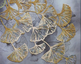 DIY Bead Embroidery Kit "Flower" Size: 12.2"×12.6" (31×32 cm), GIFT | Abris art
