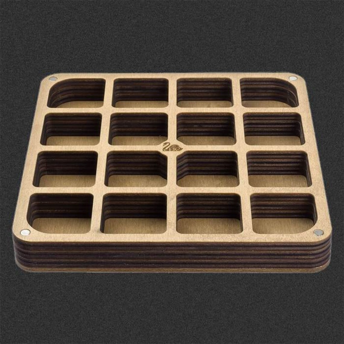 Wood bead organizer tray multitiered Flower bead Etsy