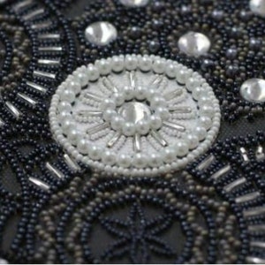 DIY Bead Embroidery Kit Equilibrium yin yang Size: 10.210.2 2626 cm, GIFT Abris art image 5