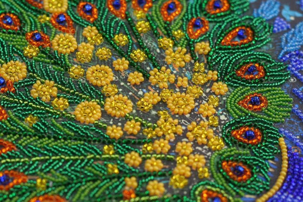 DIY Bead Embroidery Kit on Art Canvas gramophone Etsy