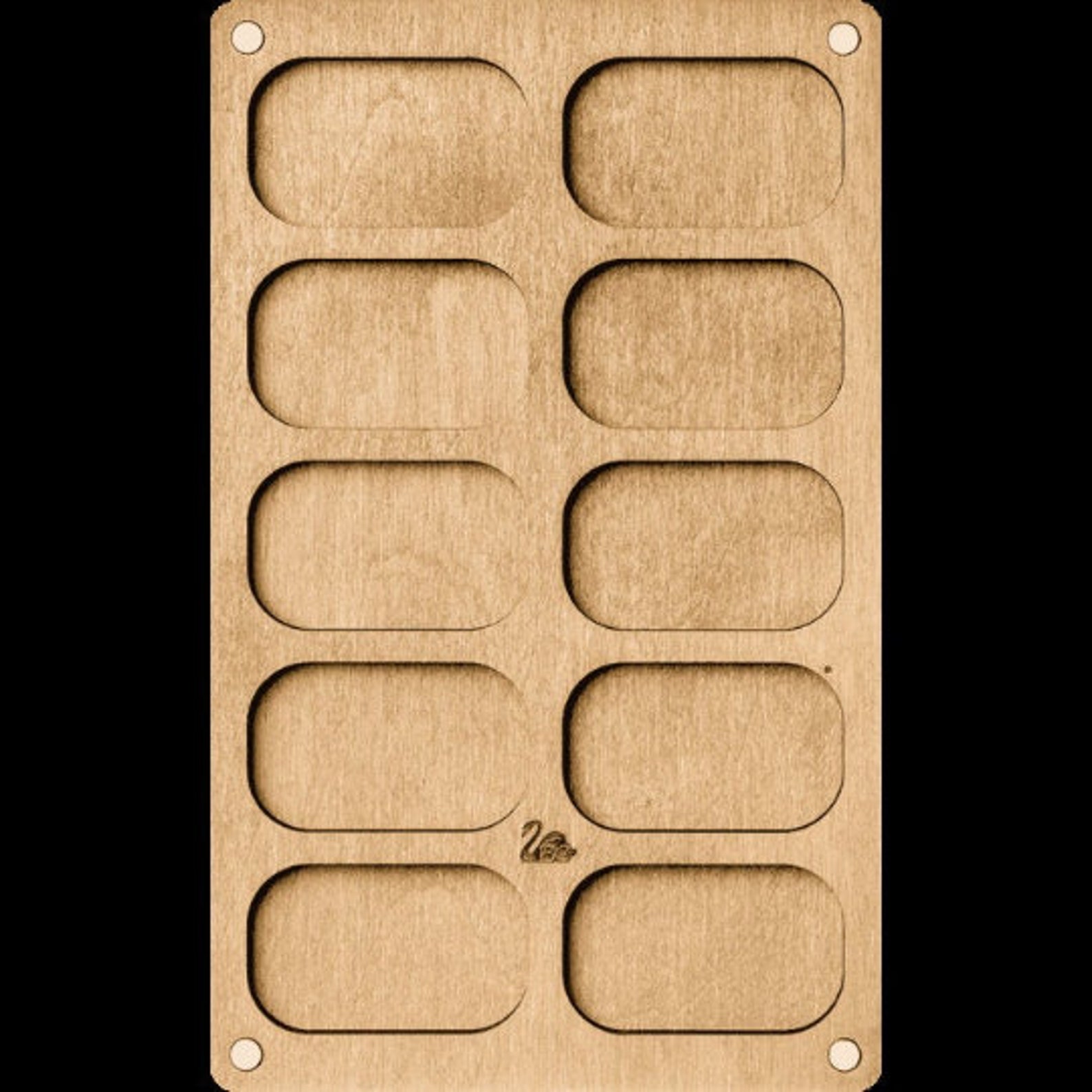 Wood bead organizer tray with lid Butterflies Etsy