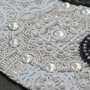 DIY Bead Embroidery Kit Equilibrium yin yang Size: 10.210.2 2626 cm, GIFT Abris art image 3