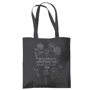 Apothecary Diaries Tote Bag - The Apothecary Diaries Jute Bag - Anime Bag Floral image 6