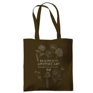 Apothecary Diaries Tote Bag - The Apothecary Diaries Jute Bag - Anime Bag Floral image 10
