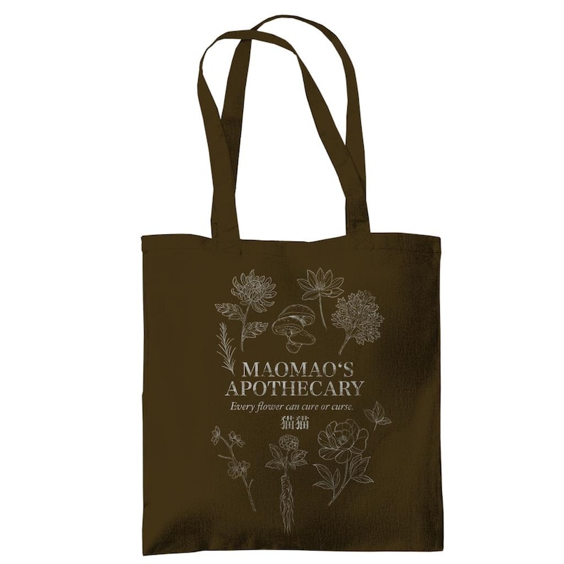 Apothecary Diaries Tote Bag - The Apothecary Diaries Jute Bag - Anime Bag Floral image 10