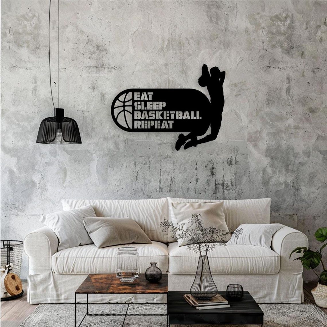 Basketball Svg Laser Cut Files Dxf, Basketball Wall Art Laser Cut Wall ...