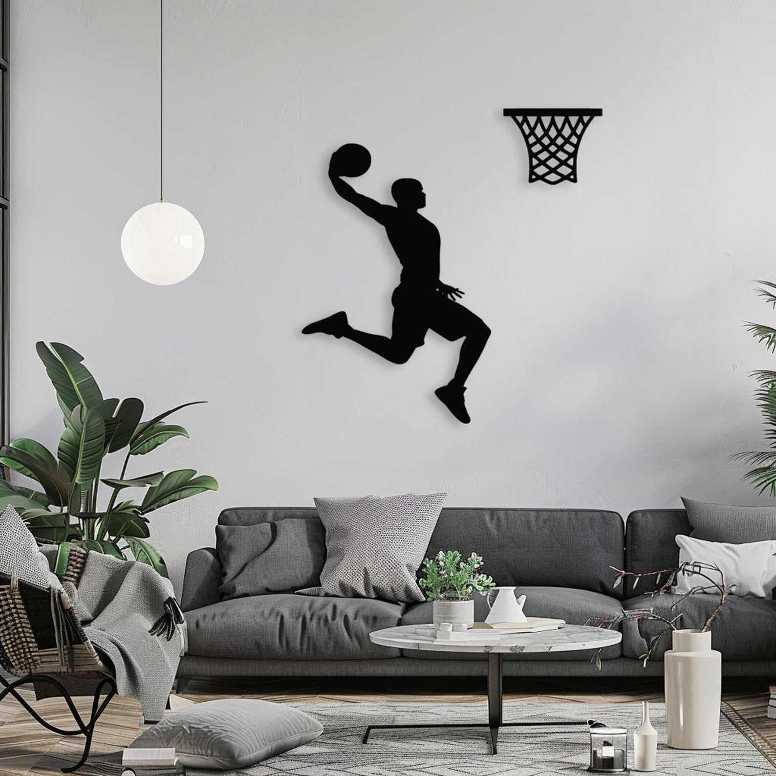 Basketball Wall Art Laser Cut Wall Art Svg, Basketball Svg Laser Cut ...