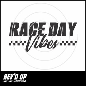 Racedag Vibes Design SVG, EPS, PNG | Commercieel en persoonlijk gebruik