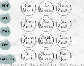 Download Baby Month Svg Etsy