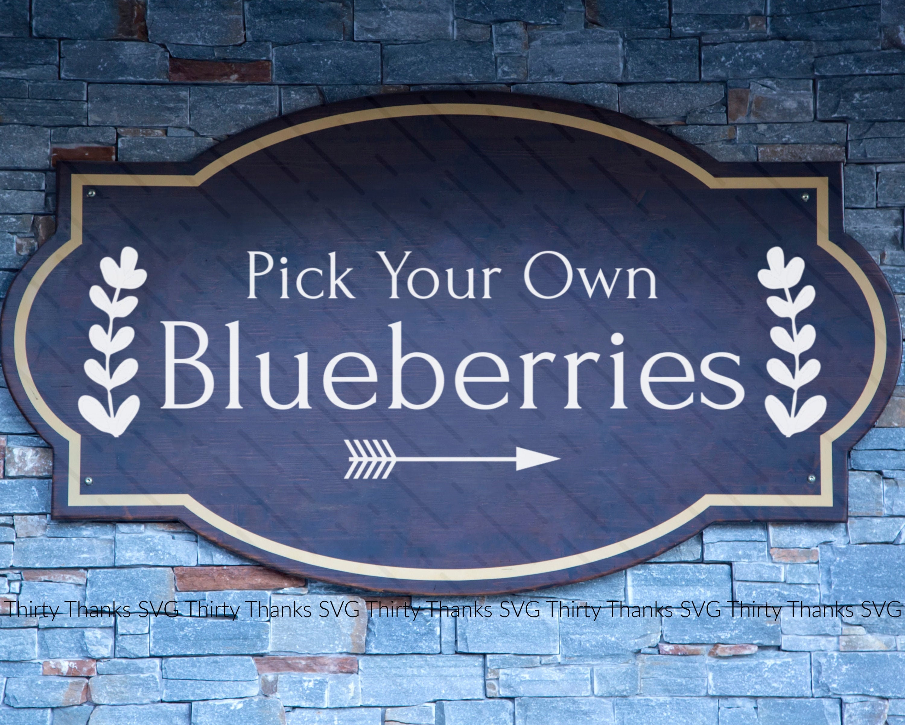 Blueberry Picking SVG Pick Your Own Blueberries SVG Berry Etsy