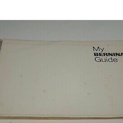 BERNINA Record 830 Vintage Sewing Machine Instruction / Etsy