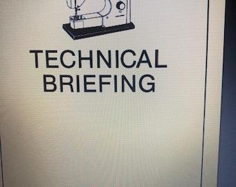 service technical briefing - manual husqvarna viking sewing machine many models with 184 pages digital only no hard copy-  no user manual