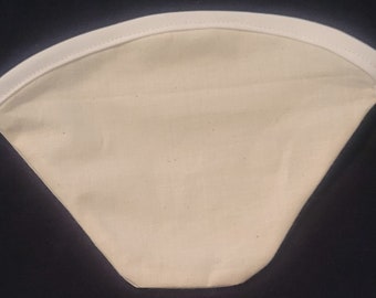 Reusable Coffee Filter Made With 100% cotton. EF (Environment Friendly!)