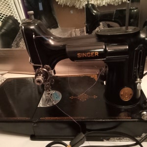 SINGER SIMANCO Sewing Machine Motor, Light, Pedal Cabling Serviced &  Restored by 3FTERS 