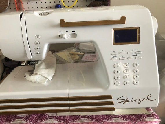 Brand New Spiegel Computerized Sewing Machine Model 60609 the Last Boxed  New Machine You Can Get in Box and Well Packed for Xmas and to Gift 