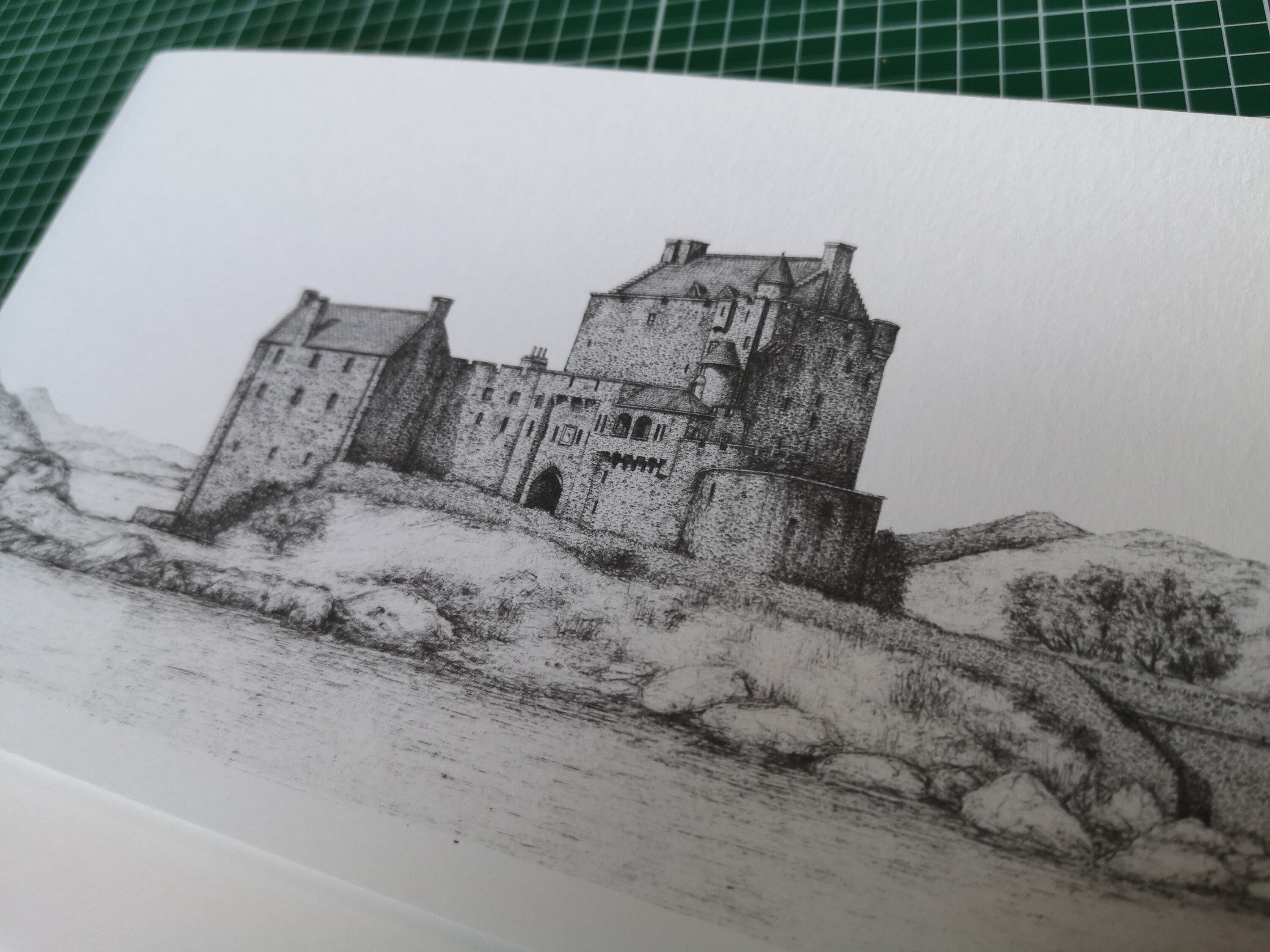 Greeting Card Eilean Donan Castle Loch Lake Scotland Landscape Birthday - View #8