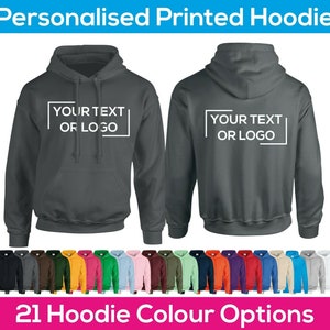 Personalised Custom Printed Hoodie Unisex Stag Hen Photo Workwear Event Hoody Personalised Custom Printed Hoodie Unisex Stag Hen Photo Workwear Event Hoody