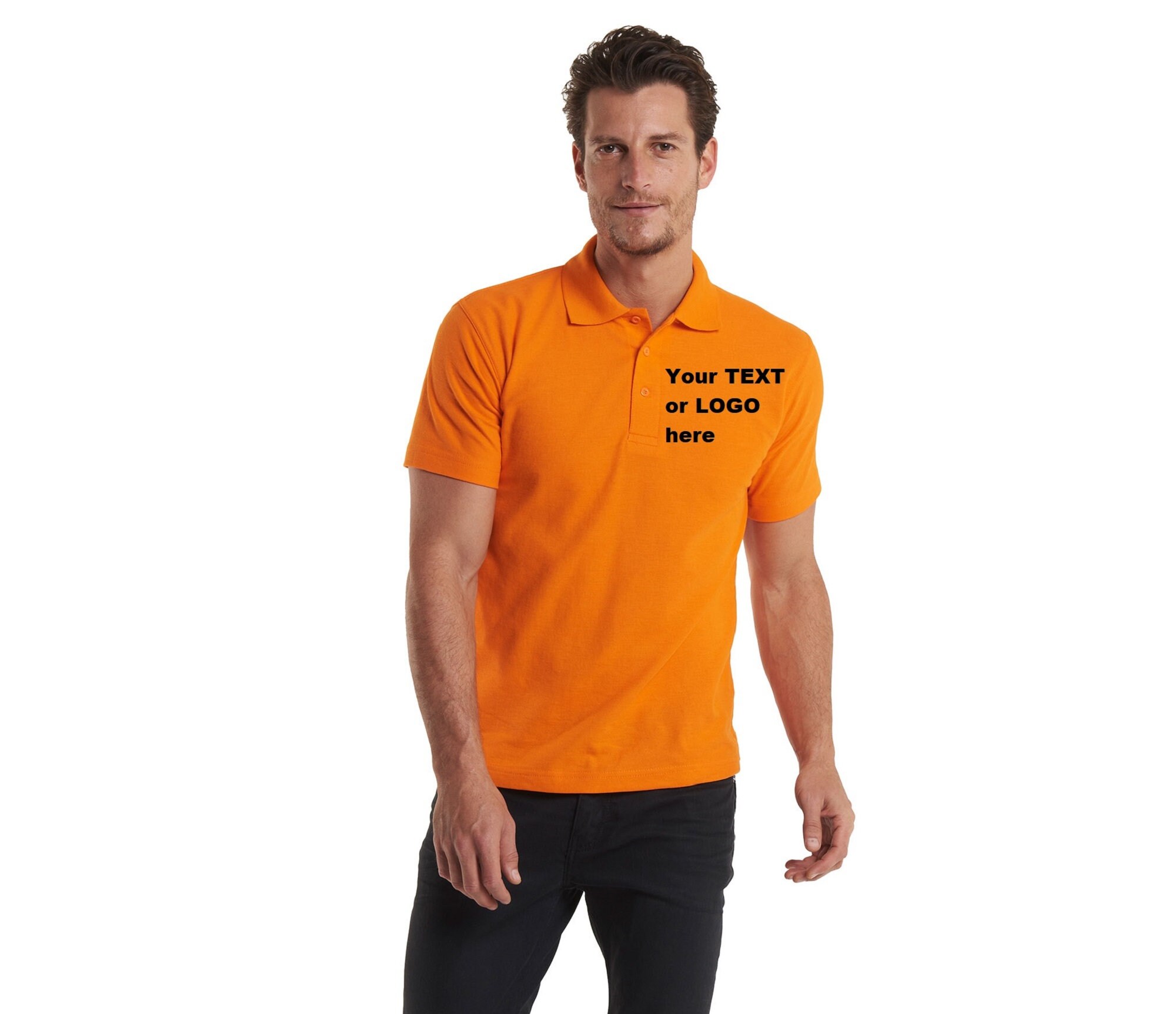 workwear polo shirts with logo