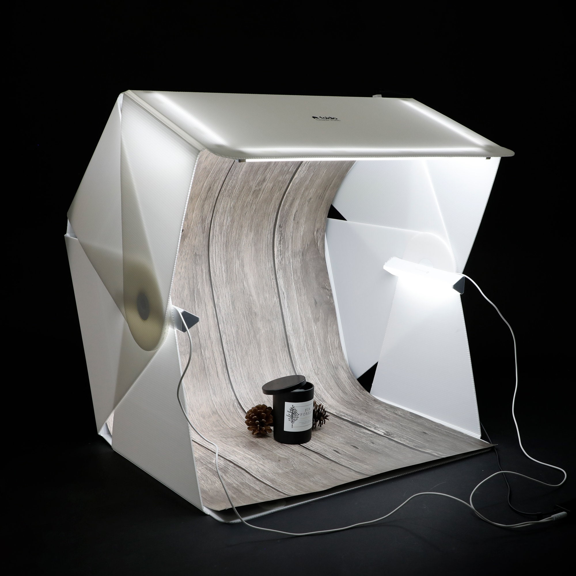 Foldio3 Halo Bars lightbox for Product Photography / 60cm 25x25