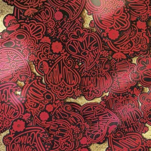 Conjunto de 3 Autocolantes ~ Corações Regateiros / Set of 3 Stickers ~ Feisty Hearts