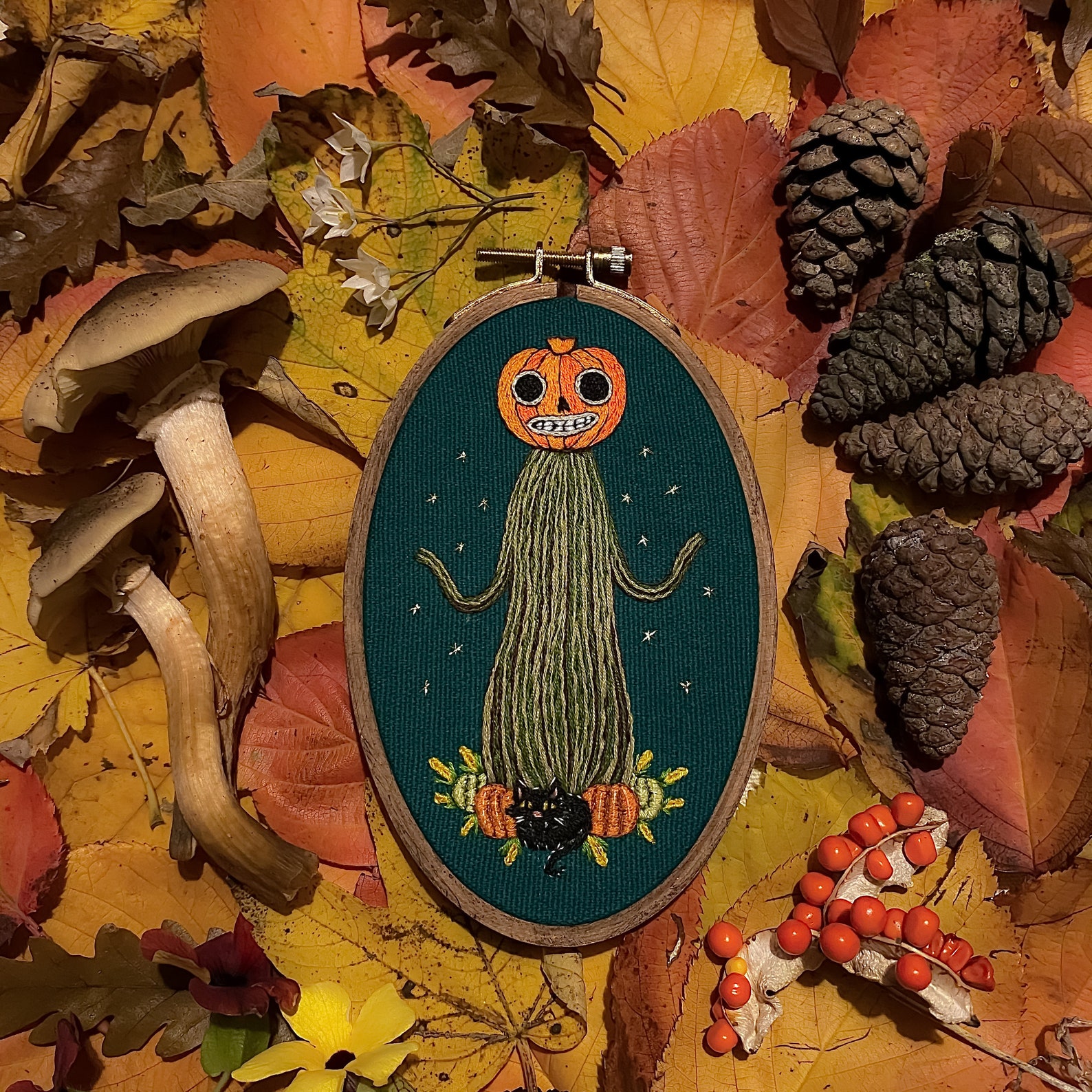 Over The Garden Wall Pottsfield Harvest Embroidery Hoop Art Etsy over-the-garden-wall-pottsfield-harvest-embroidery-hoop-art-etsy