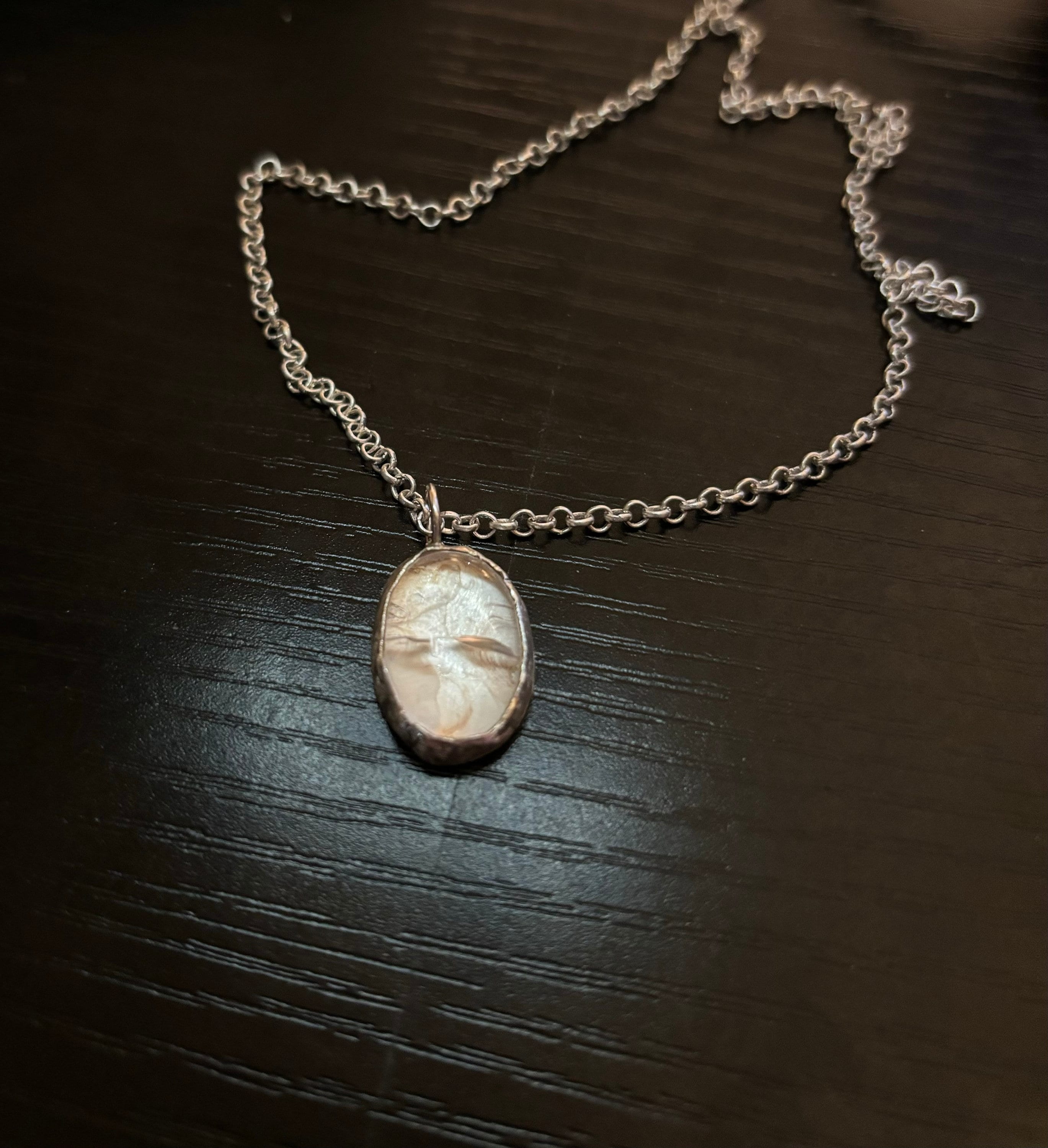 ネックレス・ペンダント Clear Quartz Bubble Necklace #7801 Clear Quartz With Bubbles - Etsy