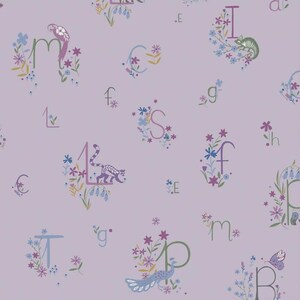 Popeline-Stoff Katia - Letter Vacances